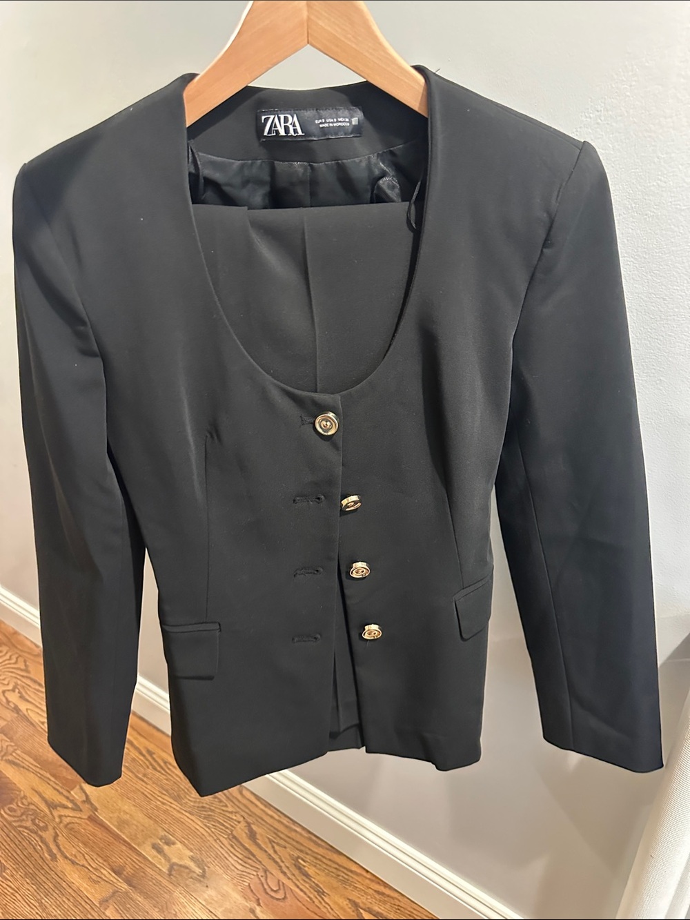 Zara two piece blazer and pants set size S